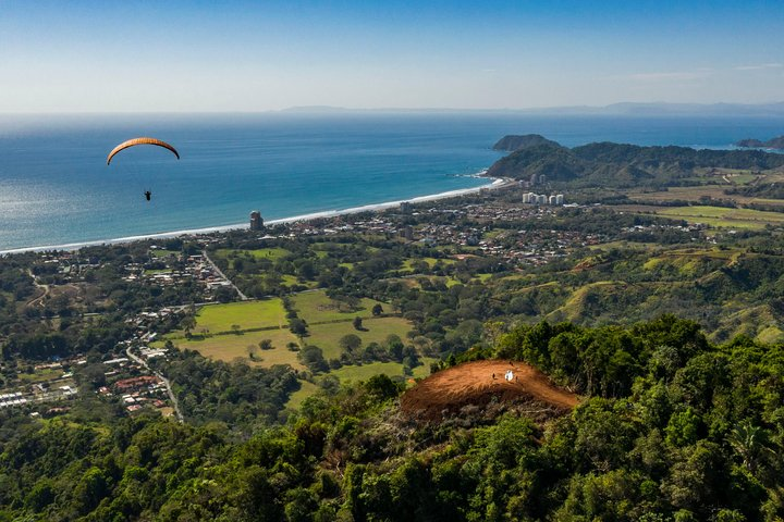 Aerial takeoff view